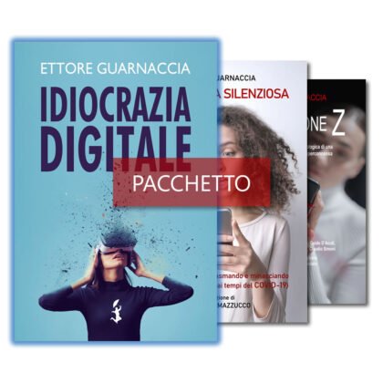 Pacchetto con i libri "Idiocrazia Digitale", "La Tragedia Silenziosa" e "Generazione Z" [formato cartaceo con copertina flessibile]